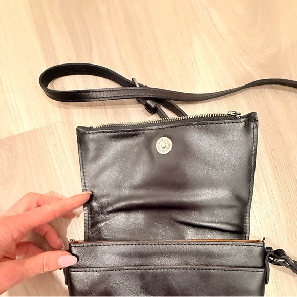 Patricia Nash crossbody bag black leather - Picture 7 of 10